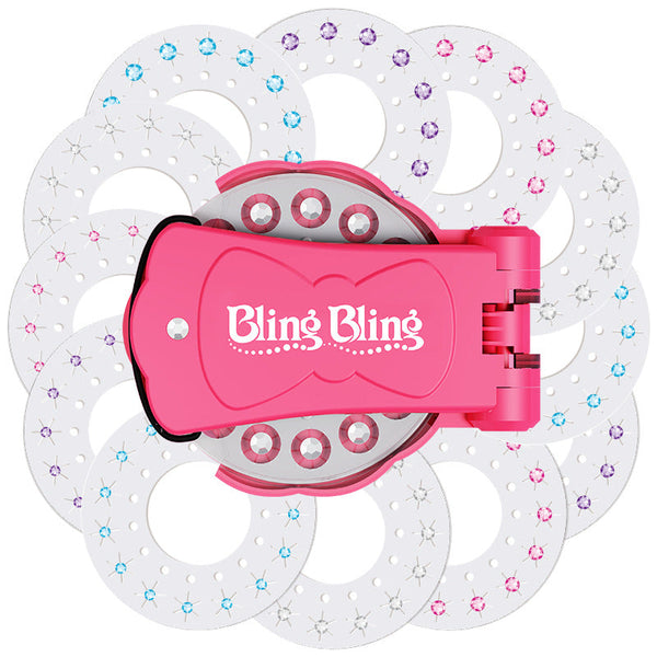 BLING BLING - Aplicador de strass + BRINDE (Brinquedo de pentear para Meninas)