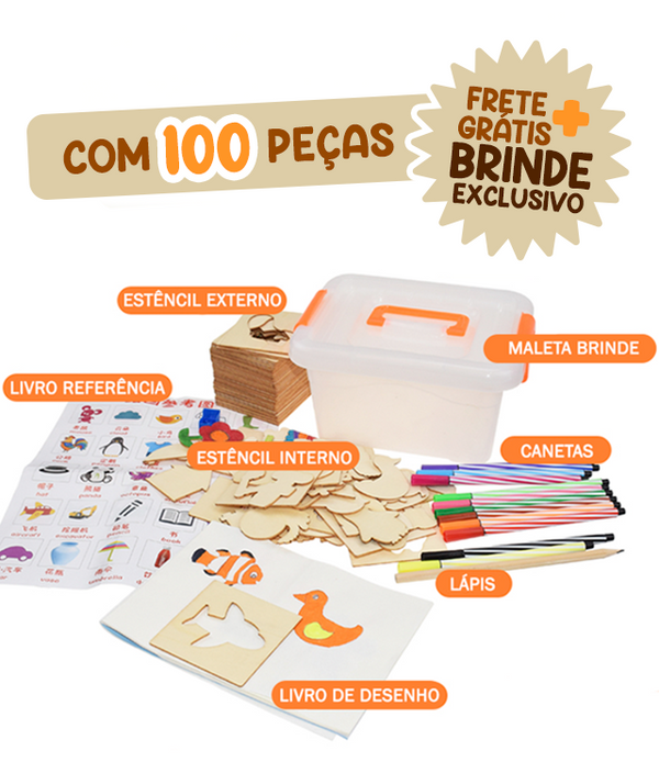 Image Toy - KIT CRIATIVO INFANTIL + BRINDE