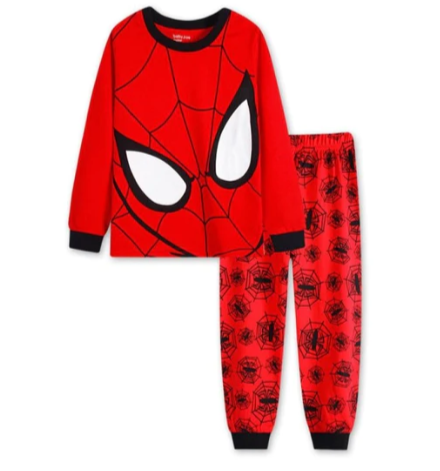 Pijama Infantil Homem Aranha - Manga Longa Meia Estação